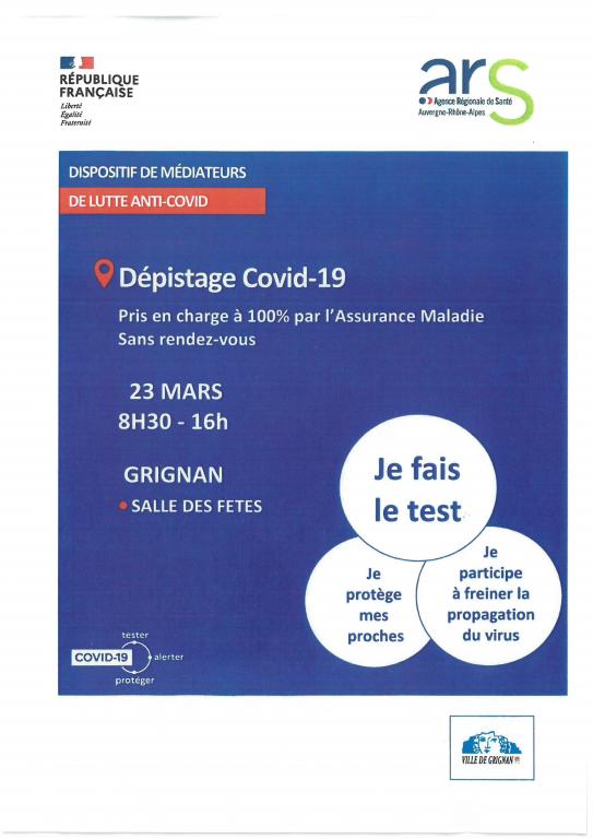 DEPISTAGE COVID-19